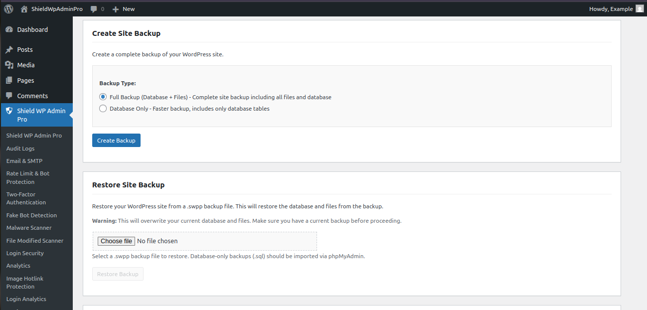Backup & Restore Overview
